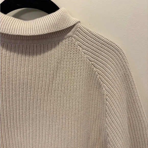 Madewell cream cotton sweater - Picture 5 of 6